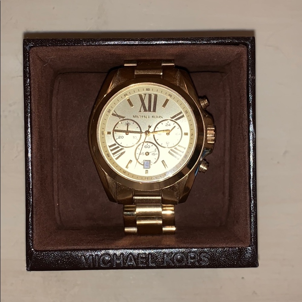 Michael Kors large gold watch